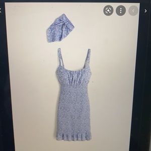 Abercrombie & Fitch Blue Floral Dress